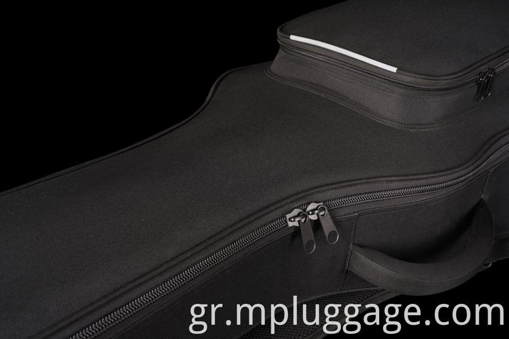 Simple Black Guitar Music Bag